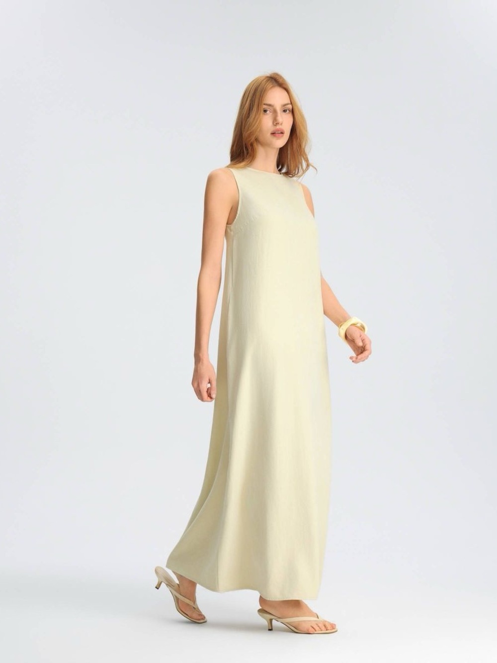 Open Back Maxi Dress - A New Day™ Pastel Yellow